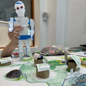 Ages 9 11 Multidimensional Zoo Map at Wine & Design Montclair Art Camp