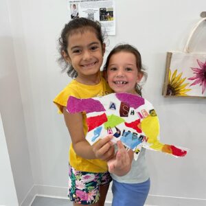 Friends Make Art Inspired by Friendship at Wine & Design Montclair
