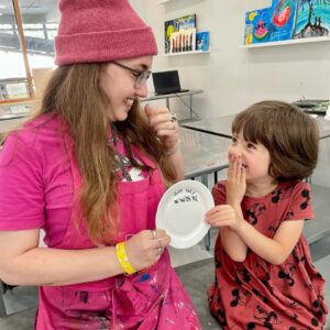 Our Art Camp Staff Is Kind, Funny and Talented at Wine & Design Montclair