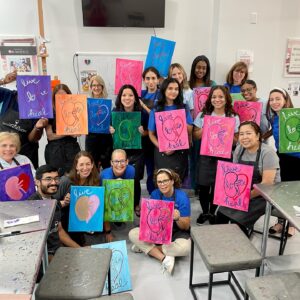 Fresenius Team Building at Wine & Design Montclair