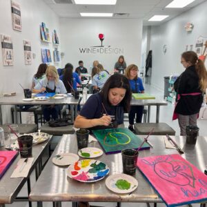 Fresenius Team Building at Wine & Design Montclair