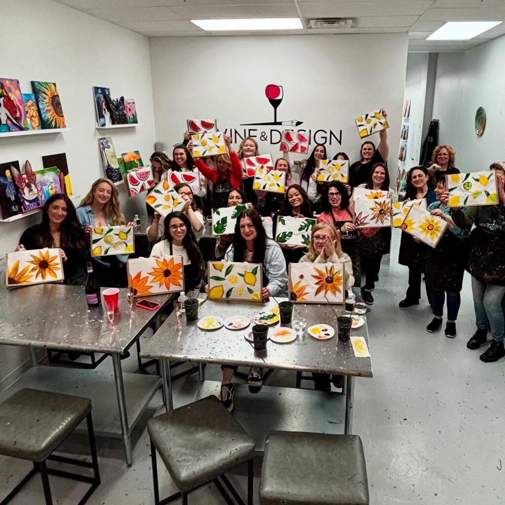 Happy Birthday, Alyssa 30th Birthday Celebration at Wine & Design Montclair