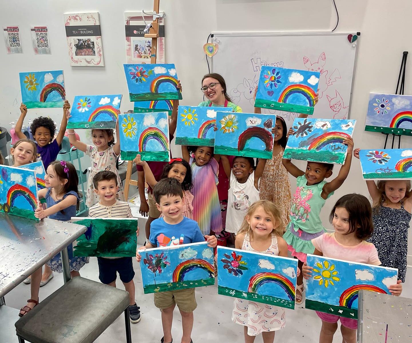 Olivia's 5th Birthday Party at Wine & Design Montclair