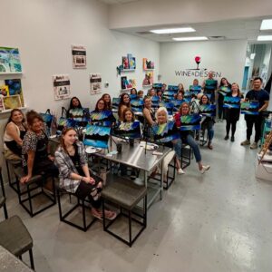 Paint It Forward to Pat Sempier Foundation Wine & Design Montclair Fundraisers