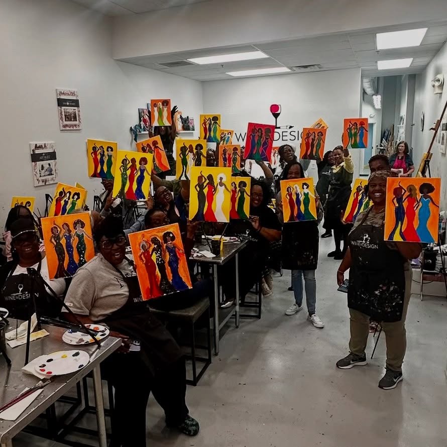 Paint It Forward with Smith Memorial Church Fundraisers at Wine & Design Montclair