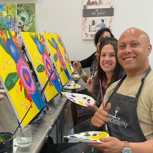 Paint & Sip Is a Great Date Night in Montclair Idea