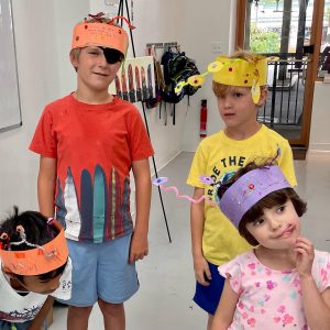 Martian Hats at Art Camp in Montclair