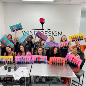 Team Building with MAC Northeast at Wine & Design Montclair