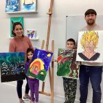 Family Paint at Open Studio