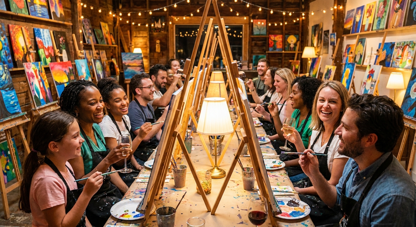 community event paint class
