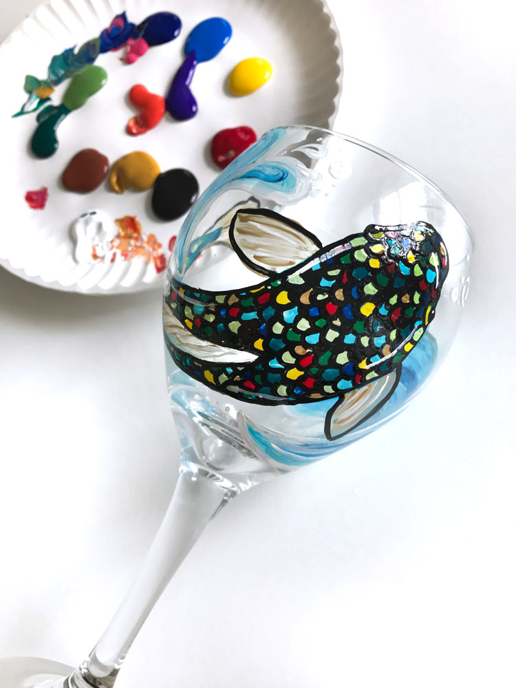 Paint Your Own Wine Glass at Spruce & Sparrow - Marion Convention and  Visitors Bureau