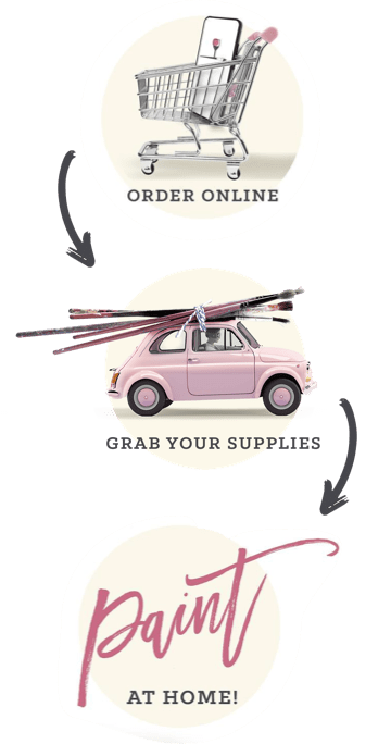 order online grab your supplies party at home